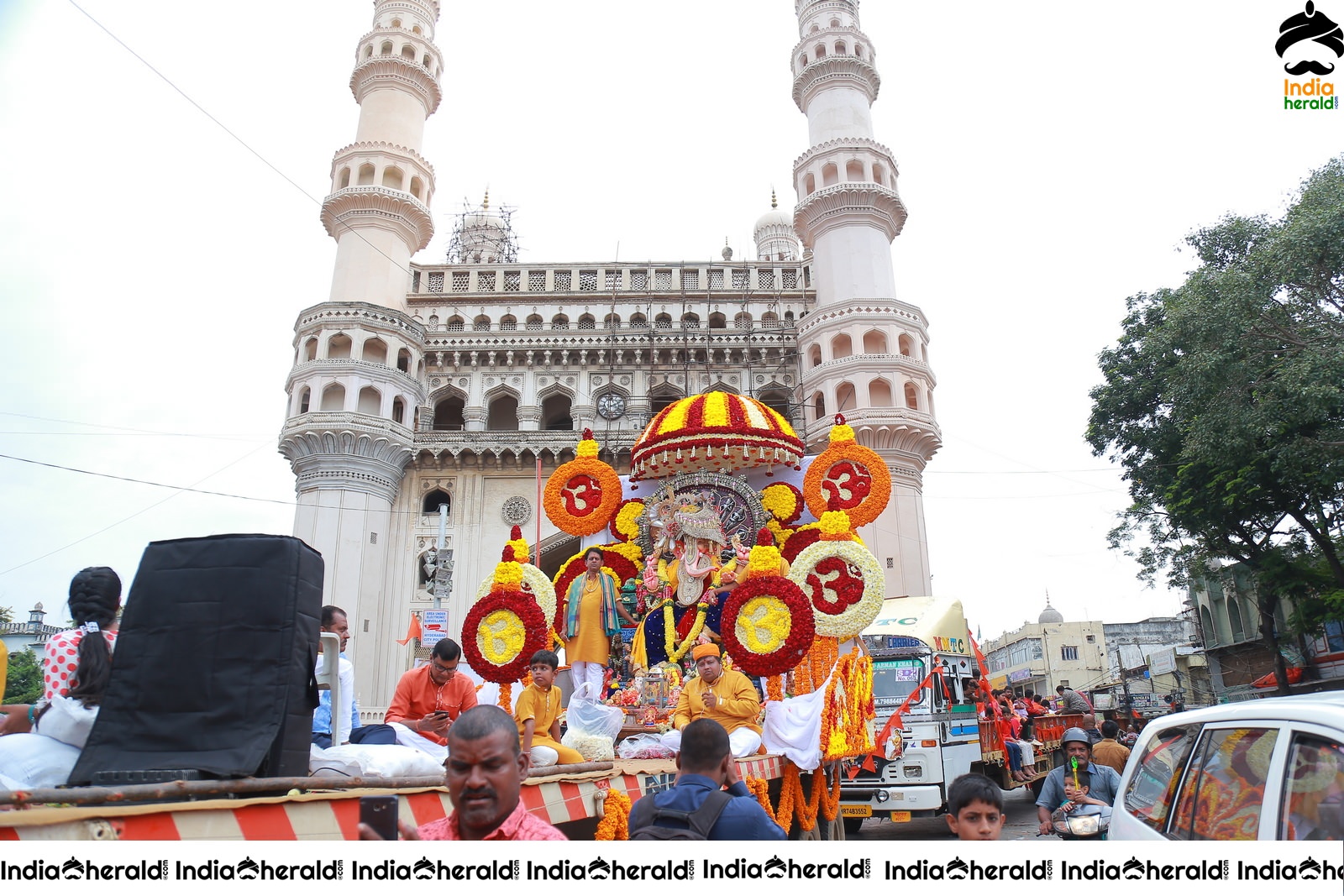 Lord Ganesha Immersion At Hyderabad Set 2