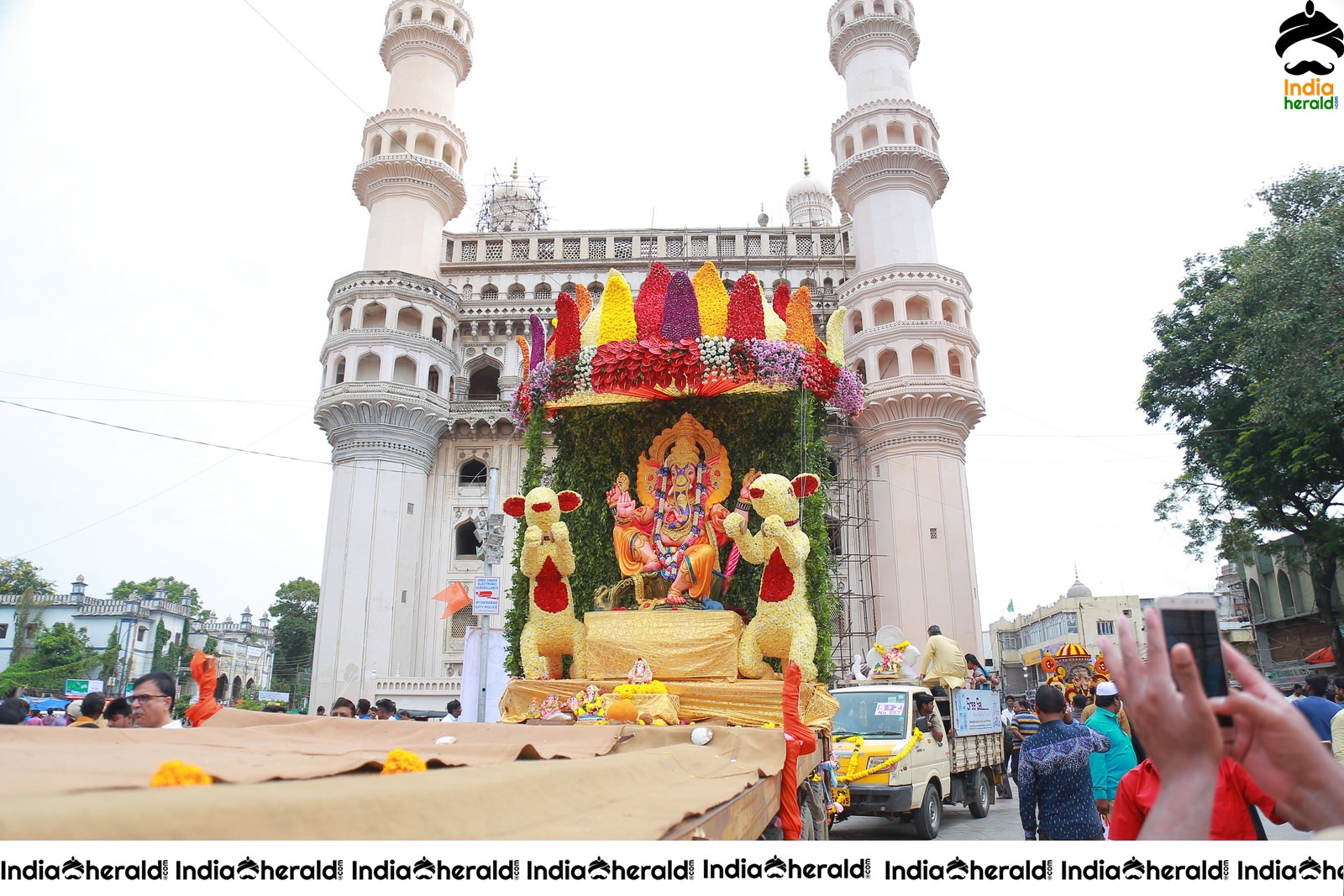 Lord Ganesha Immersion At Hyderabad Set 2
