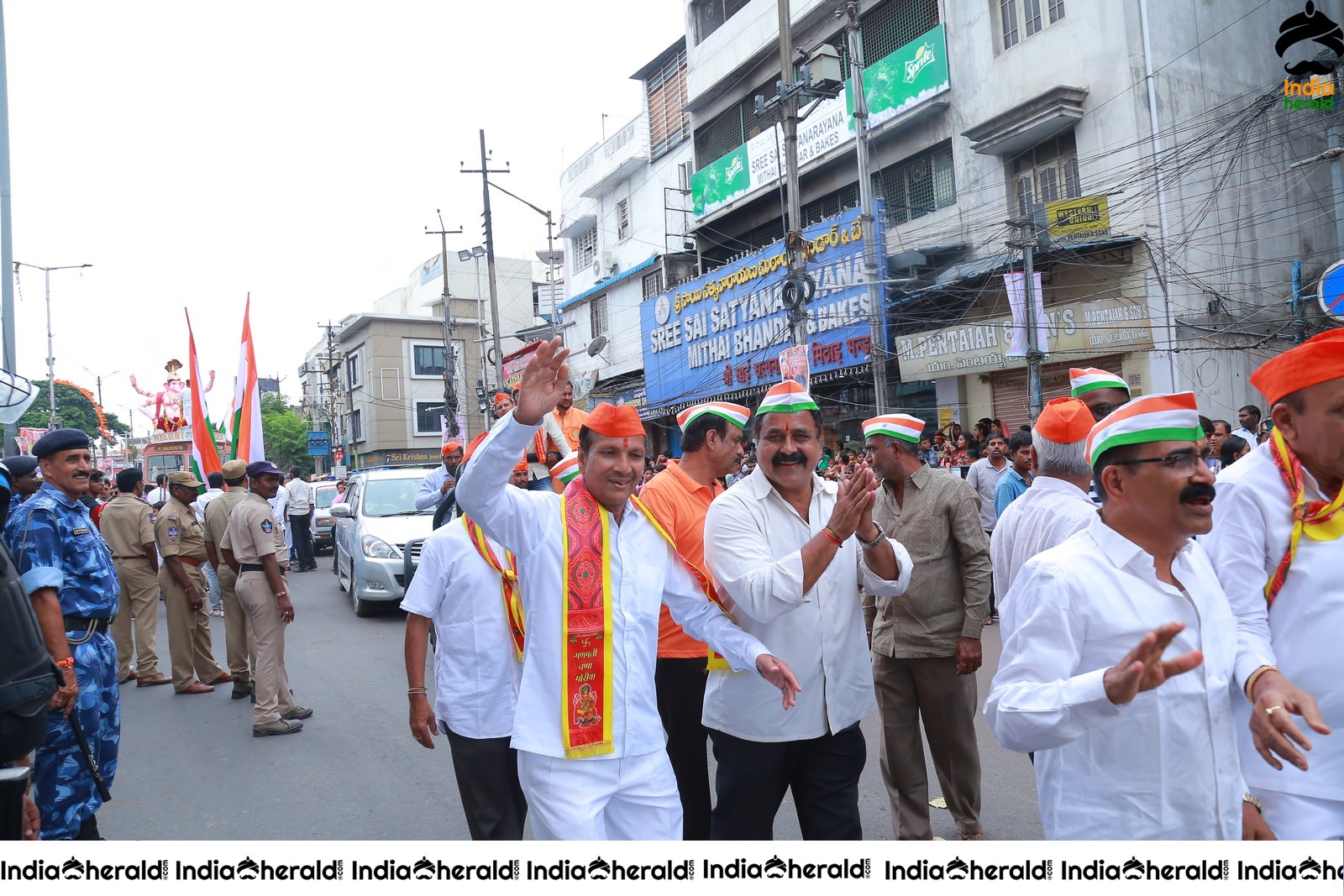 Lord Ganesha Immersion At Hyderabad Set 3