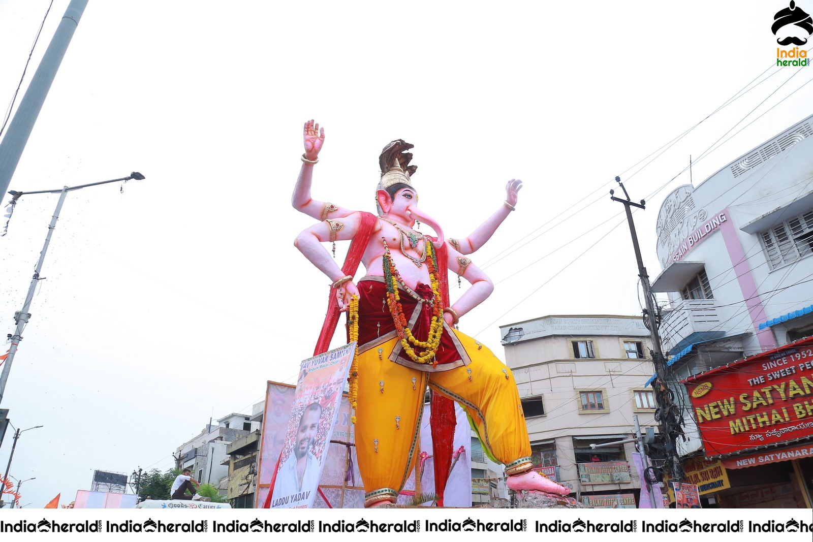 Lord Ganesha Immersion At Hyderabad Set 3