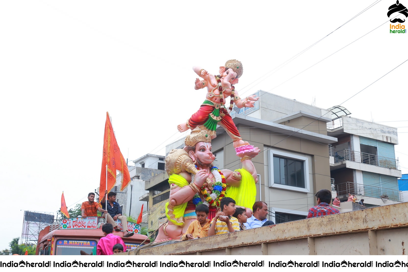 Lord Ganesha Immersion At Hyderabad Set 3