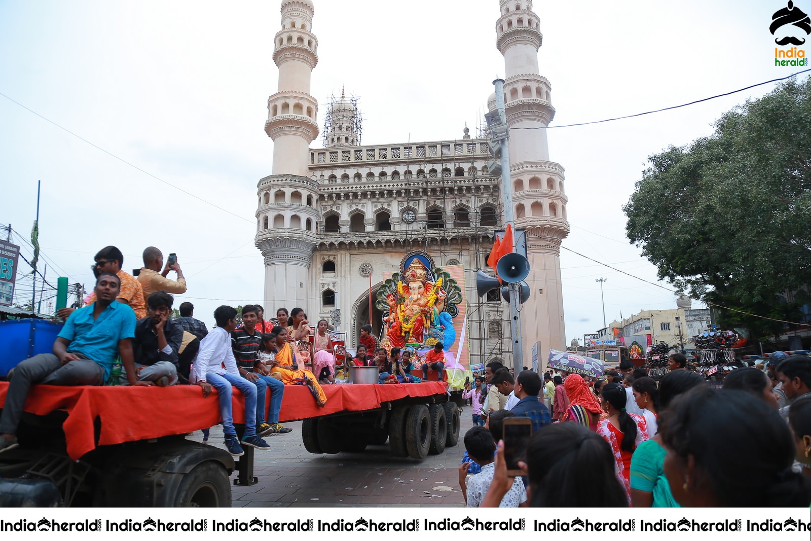 Lord Ganesha Immersion At Hyderabad Set 3