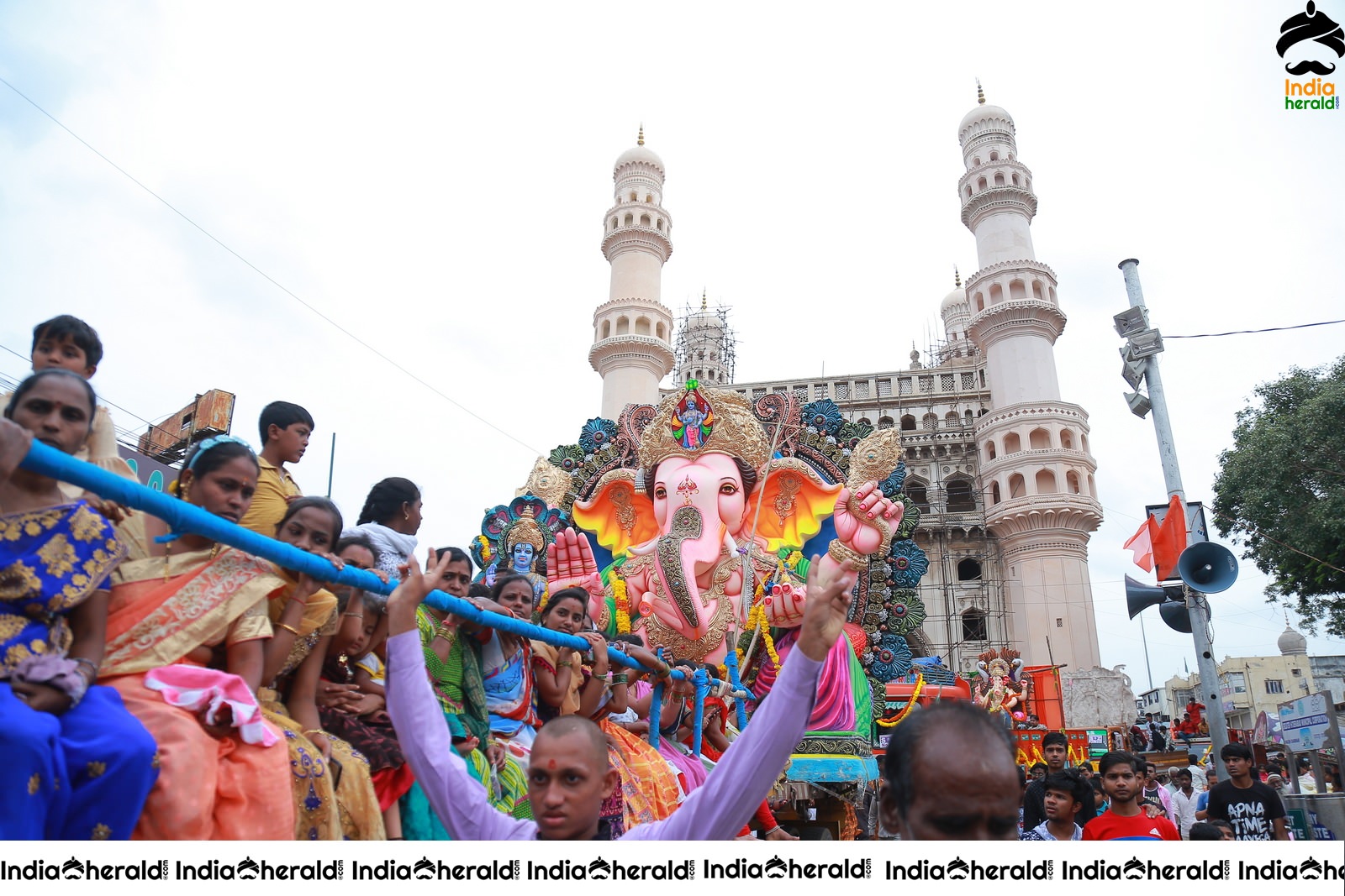 Lord Ganesha Immersion At Hyderabad Set 3