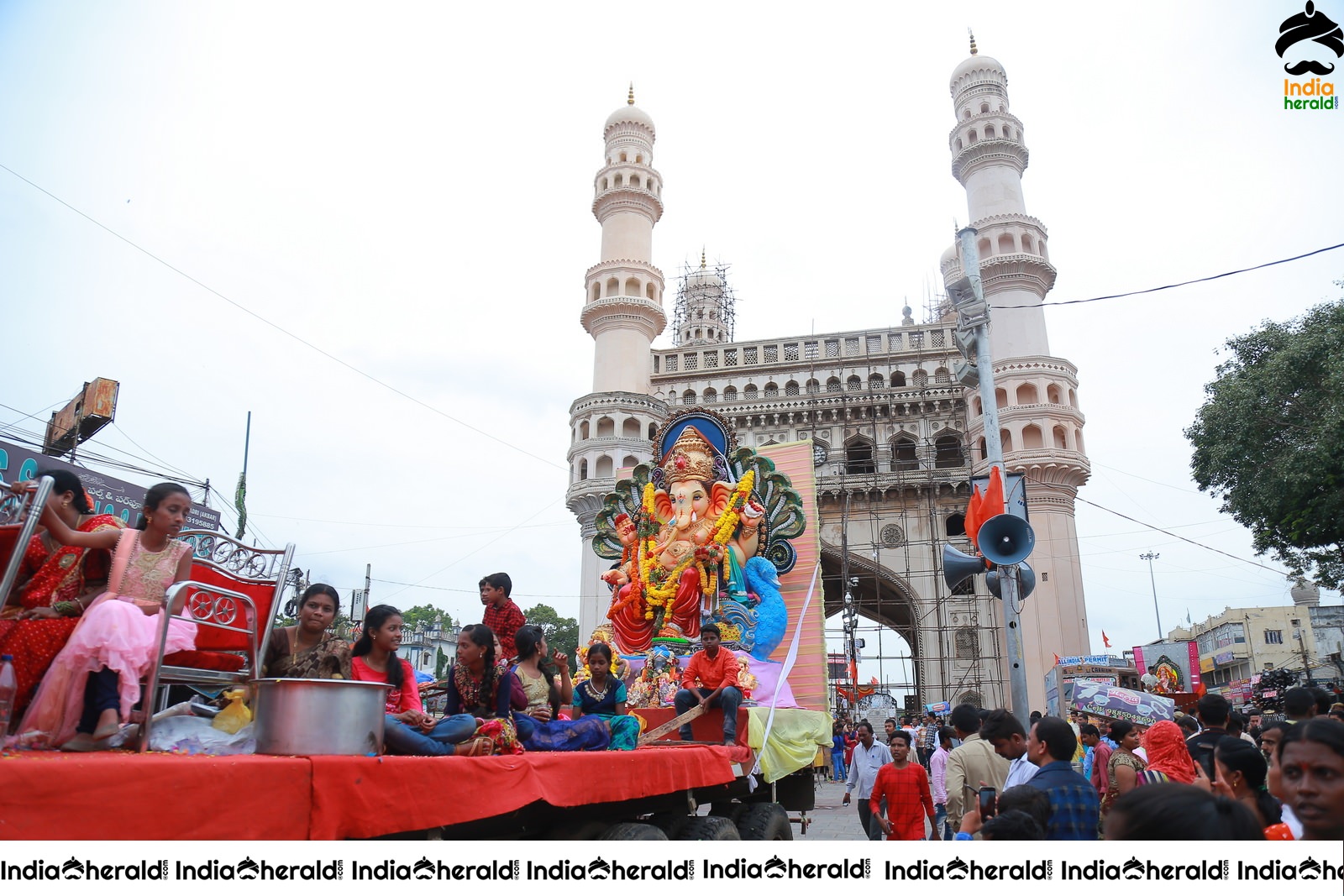 Lord Ganesha Immersion At Hyderabad Set 3