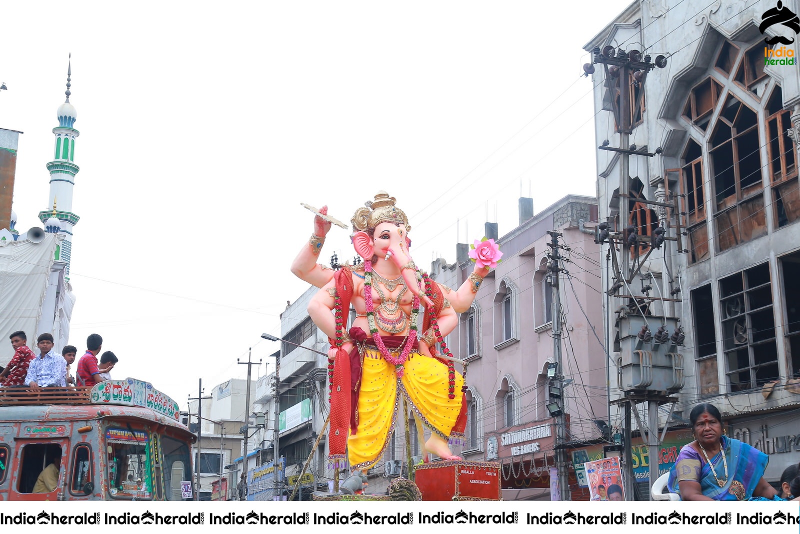 Lord Ganesha Immersion At Hyderabad Set 3