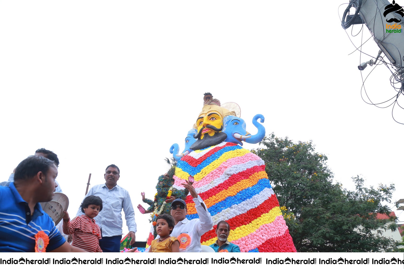 Lord Ganesha Immersion at Hyderabad Set 4