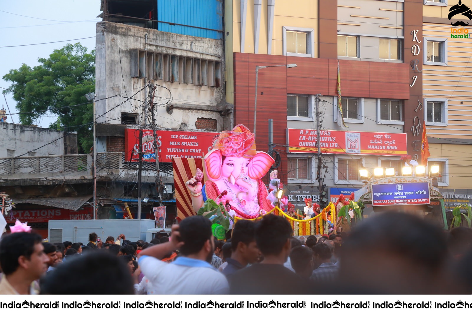 Lord Ganesha Immersion At Hyderabad Set 5