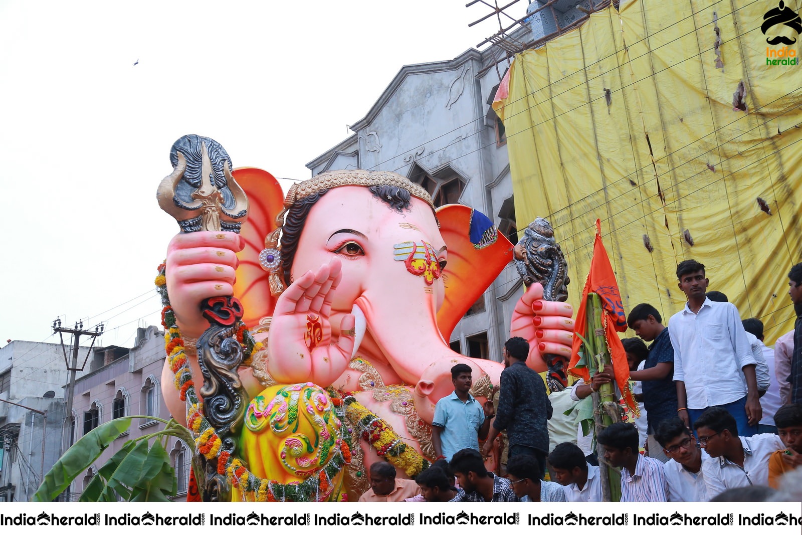 Lord Ganesha Immersion At Hyderabad Set 5