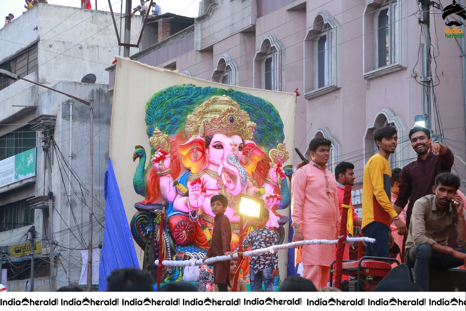 Lord Ganesha Immersion At Hyderabad Set 5