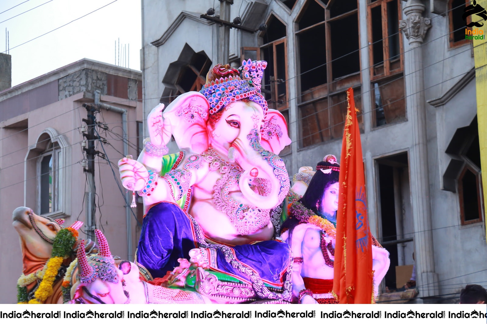 Lord Ganesha Immersion At Hyderabad Set 5