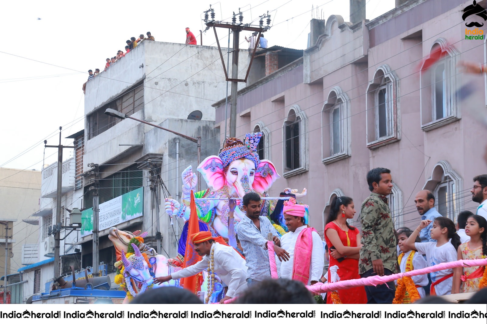 Lord Ganesha Immersion At Hyderabad Set 5