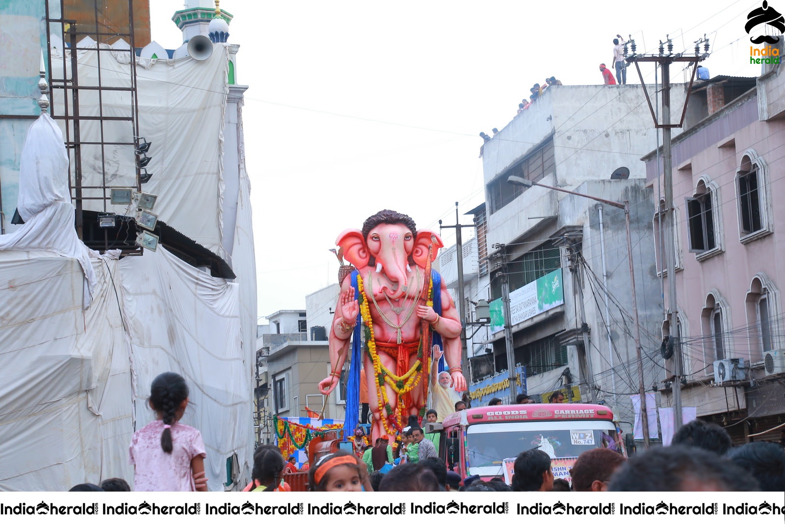 Lord Ganesha Immersion At Hyderabad Set 5