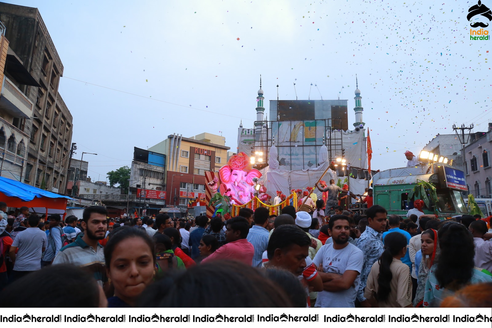 Lord Ganesha Immersion At Hyderabad Set 5