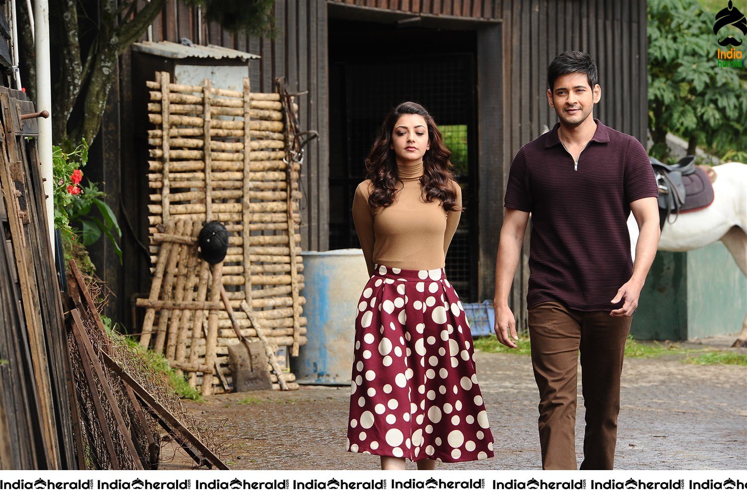 Mahesh Babu Kajal Aggarwal and Samantha Photos from Brahmotsavam Movie