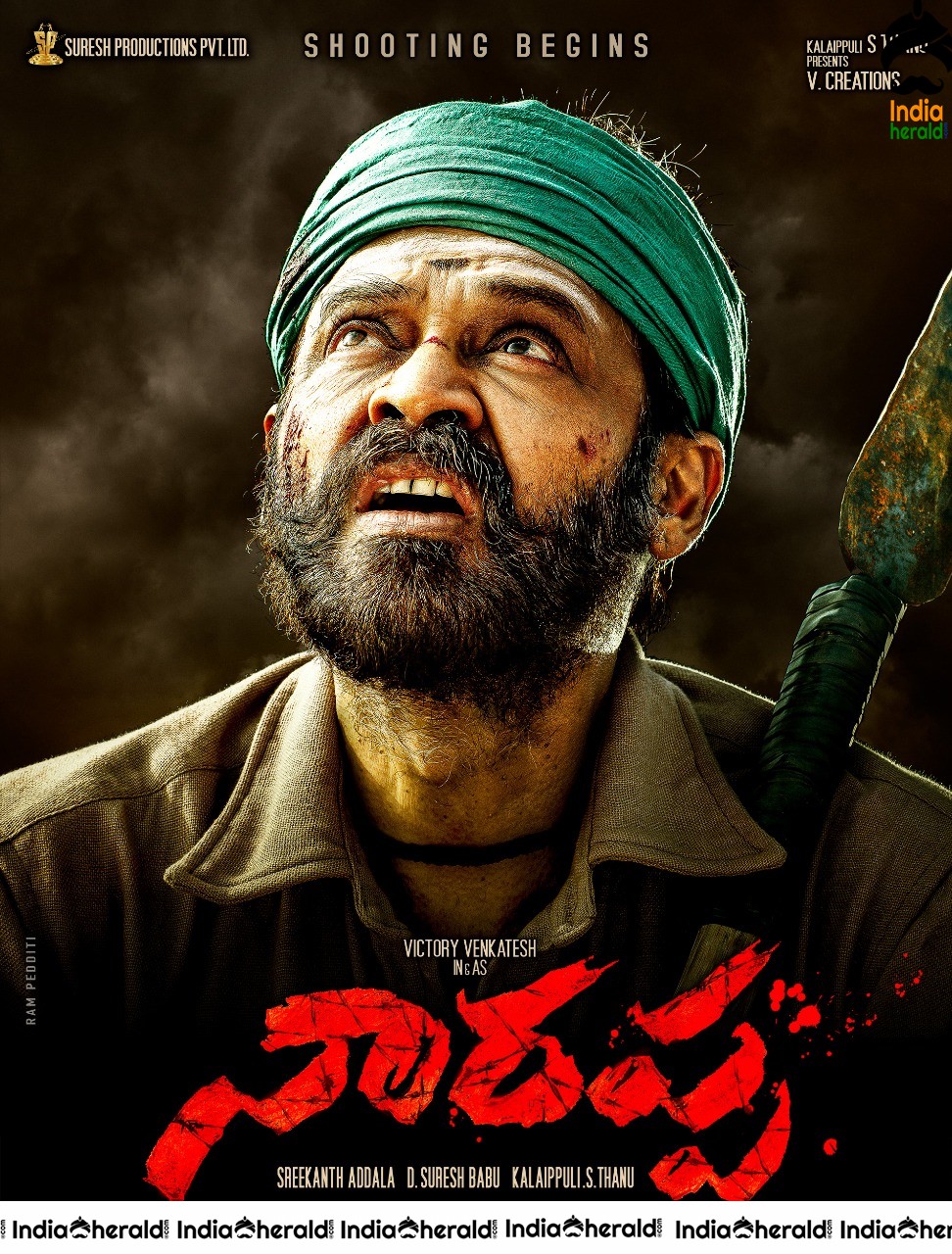 Narappa Movie First Look Posters