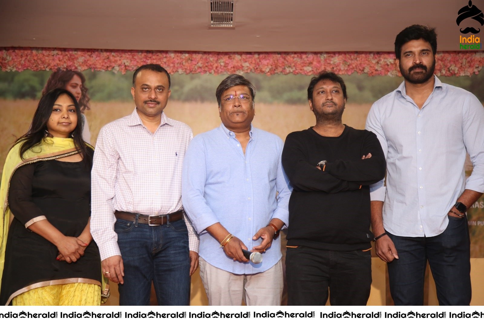 Nishabdham Movie Press Meet Set 2