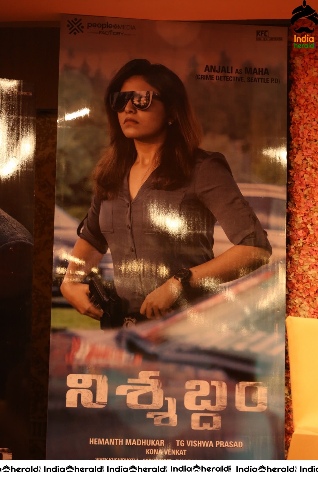 Nishabdham Movie Press Meet Set 2