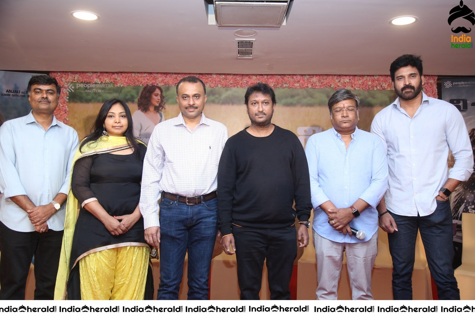 Nishabdham Movie Press Meet Set 2