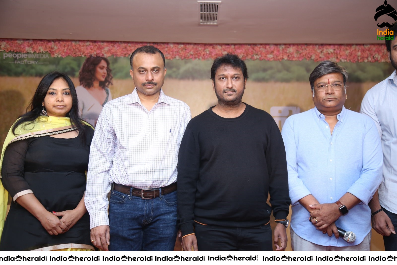 Nishabdham Movie Press Meet Set 2