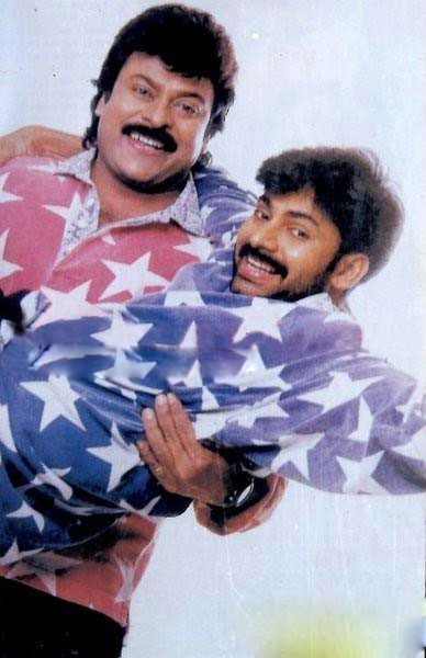 Pawan Kalyan and Chiranjeevi Rare Unseen Photo Stills