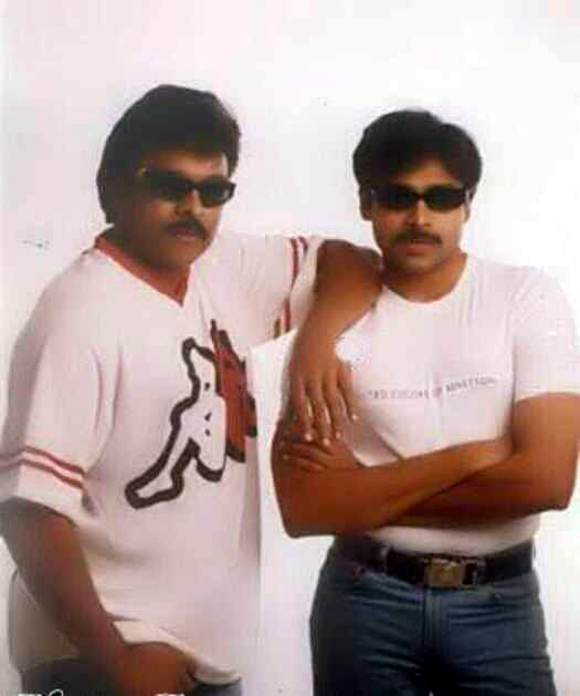 Pawan Kalyan and Chiranjeevi Rare Unseen Photo Stills