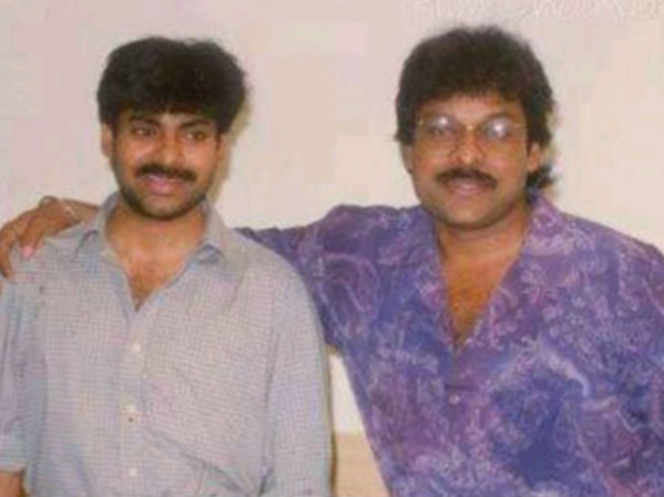 Pawan Kalyan and Chiranjeevi Rare Unseen Photo Stills