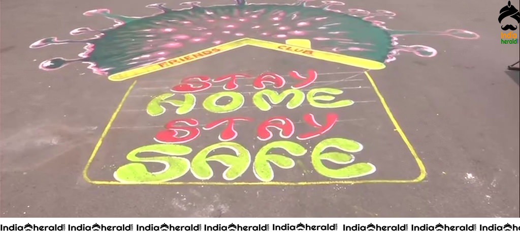 People in Guwahati spread awareness about COVID19 using street art amid lockdown