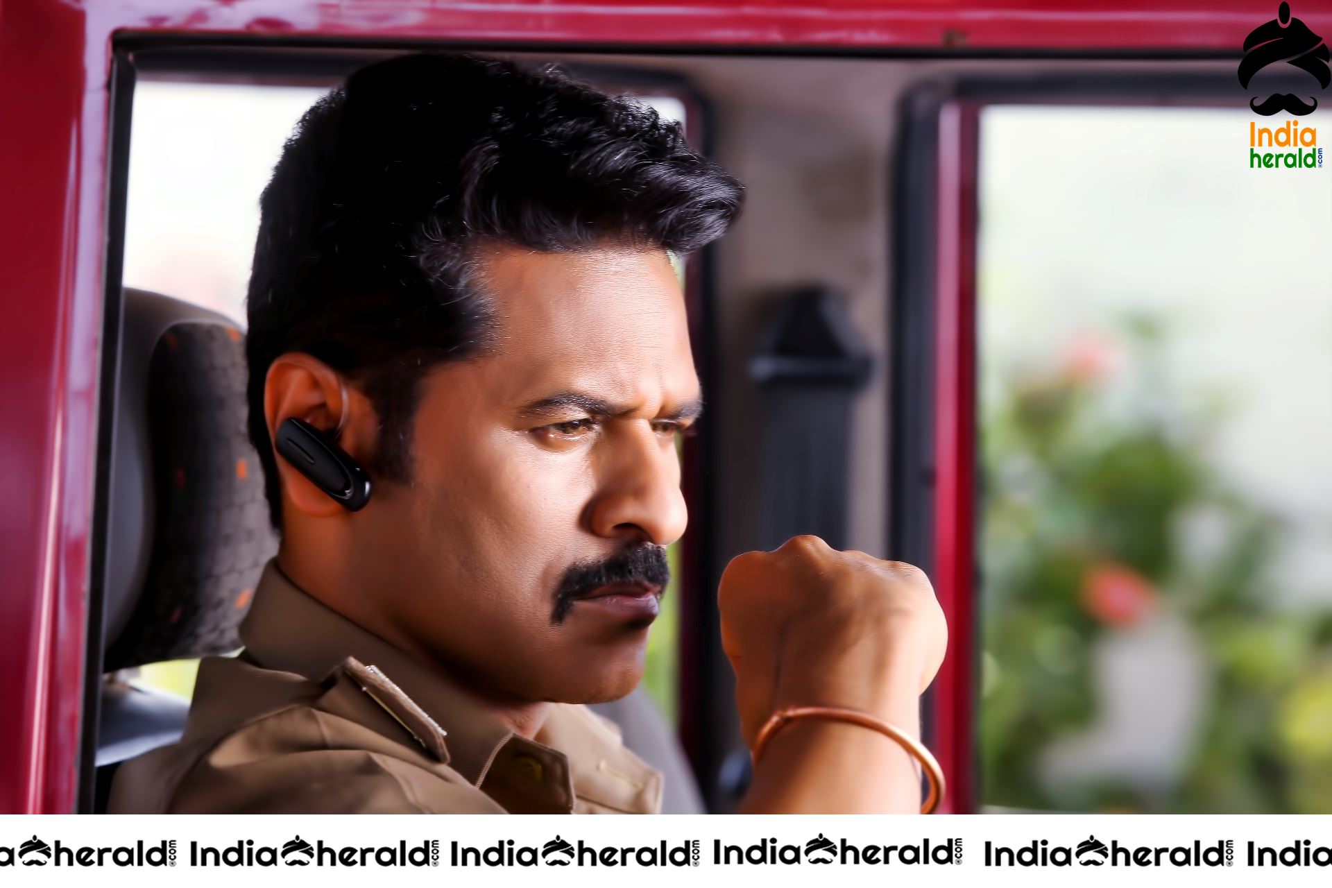 Prabhu Deva and Nivetha Pethuraj from Krishna Manohar IPS Movie Stills