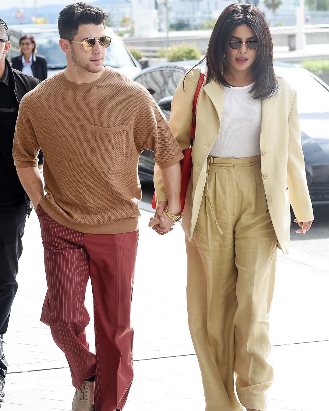 Priyanka Chopra spotted with her Husband Nick Jonas in New York