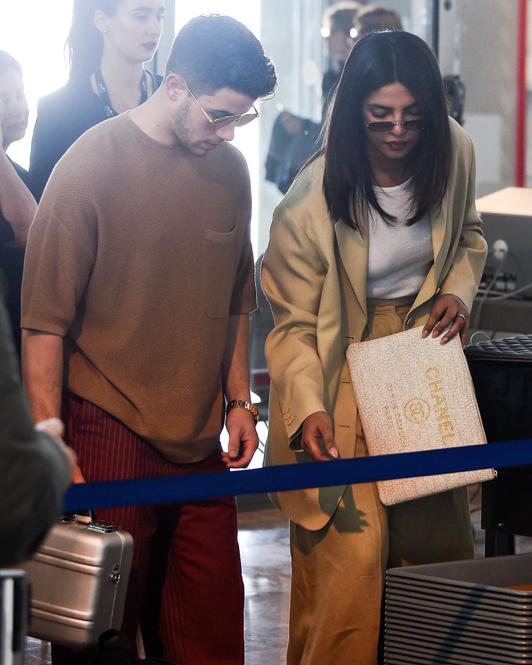 Priyanka Chopra spotted with her Husband Nick Jonas in New York