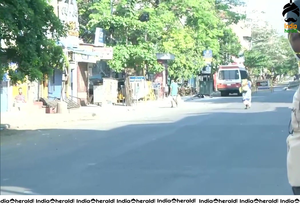 Pudhupettai area in Chennai was sealed after it was identified as a containment zone due to COVID 19