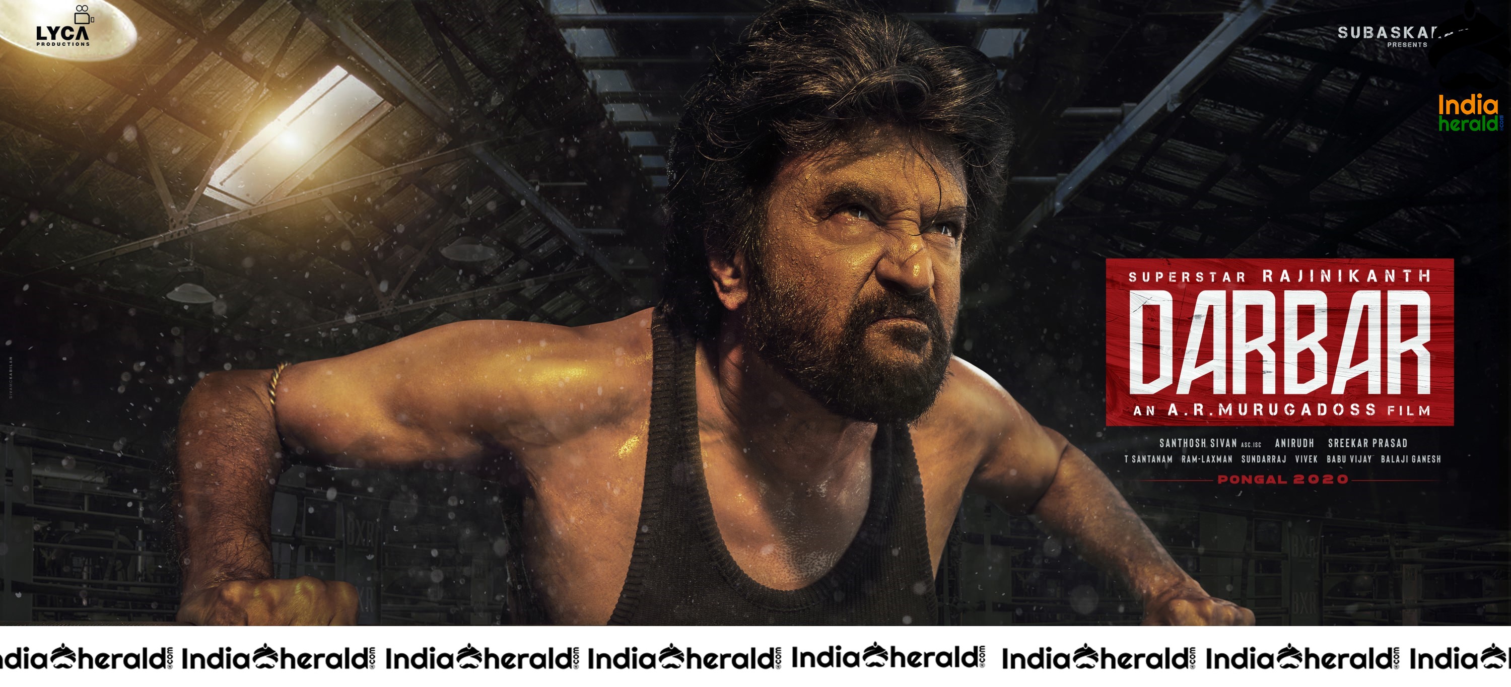 Rajini In Darbar Second Look Powerful Mass Poster