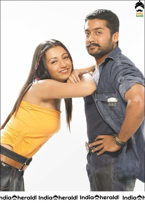 Rare and Unseen Hot Photoshoot of Trisha and Surya from Aaru Movie Set 1