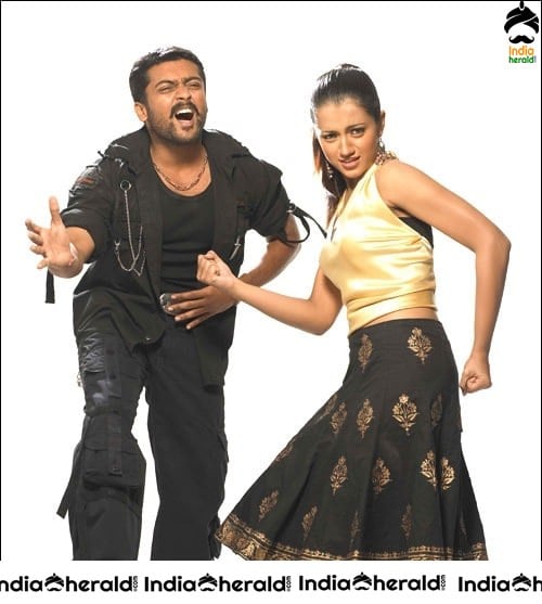 Rare and Unseen Hot Photoshoot of Trisha and Surya from Aaru Movie Set 1