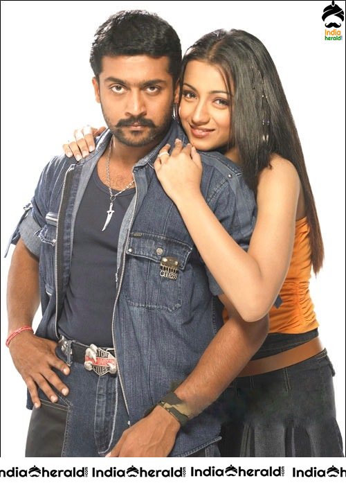 Rare and Unseen Hot Photoshoot of Trisha and Surya from Aaru Movie Set 1