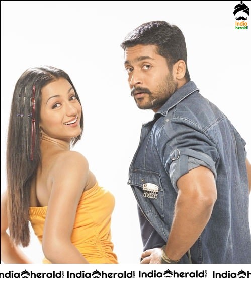 Rare and Unseen Hot Photoshoot of Trisha and Surya from Aaru Movie Set 1