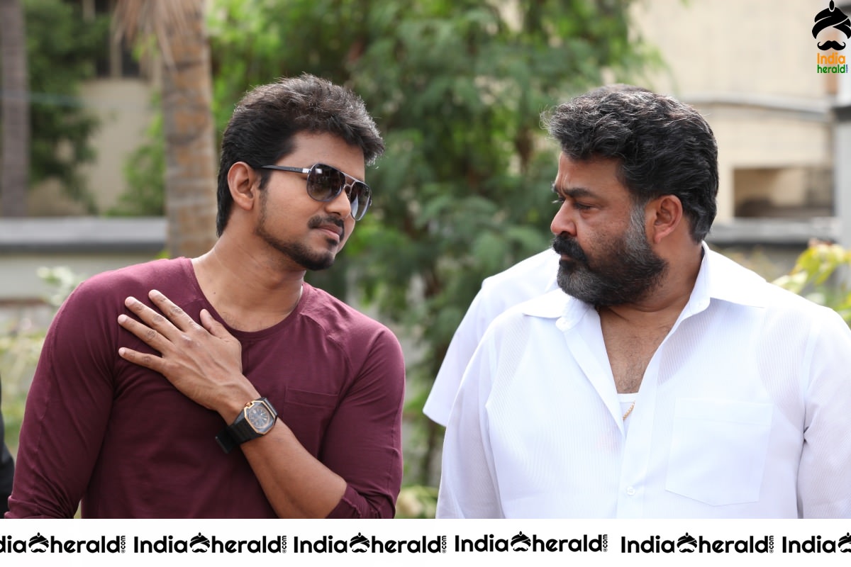 Rare and Unseen Photos of Vijay and Kajal Aggarwal from Jilla movie Set 1