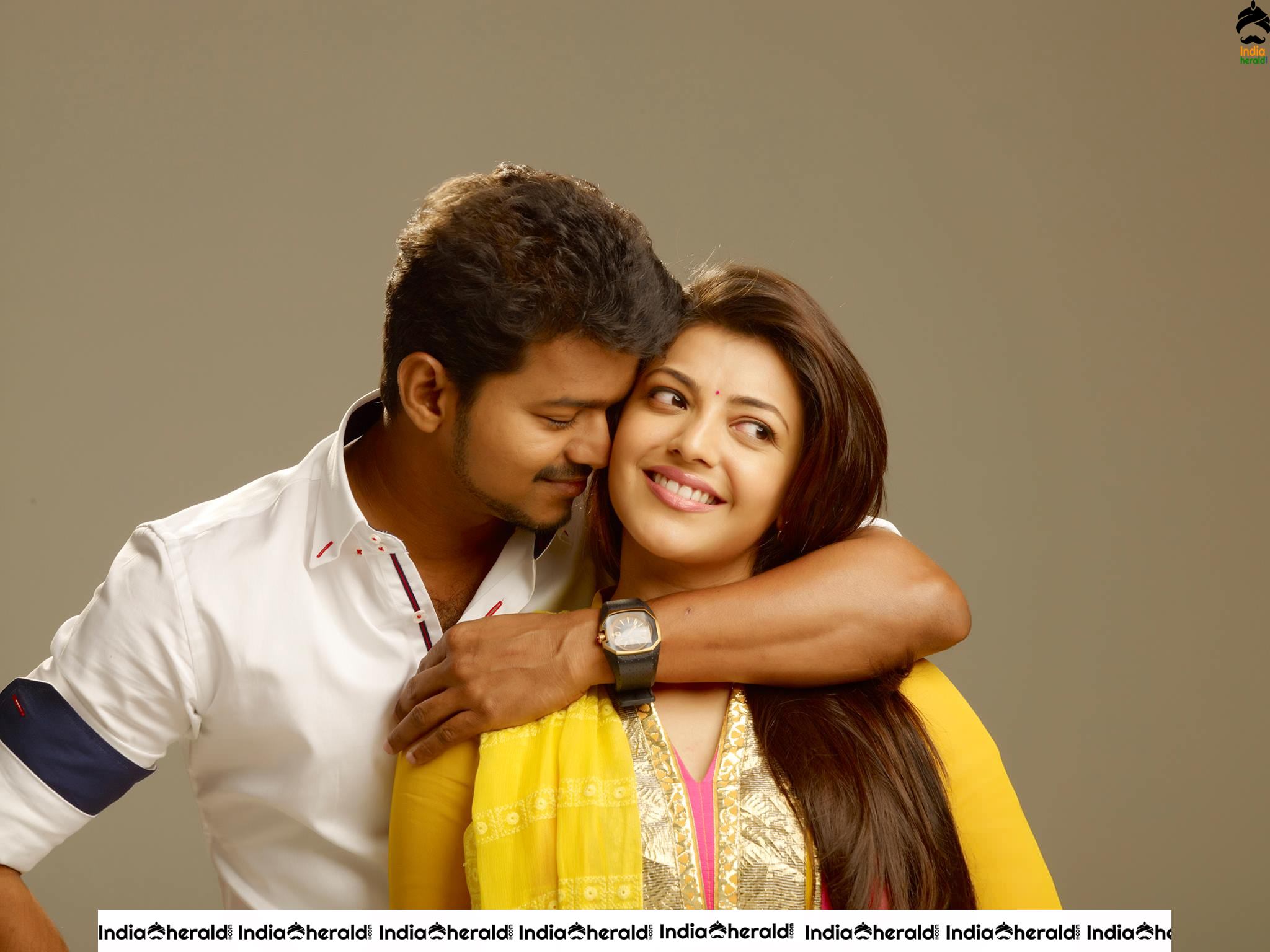 Rare and Unseen Photos of Vijay and Kajal Aggarwal from Jilla movie Set 3