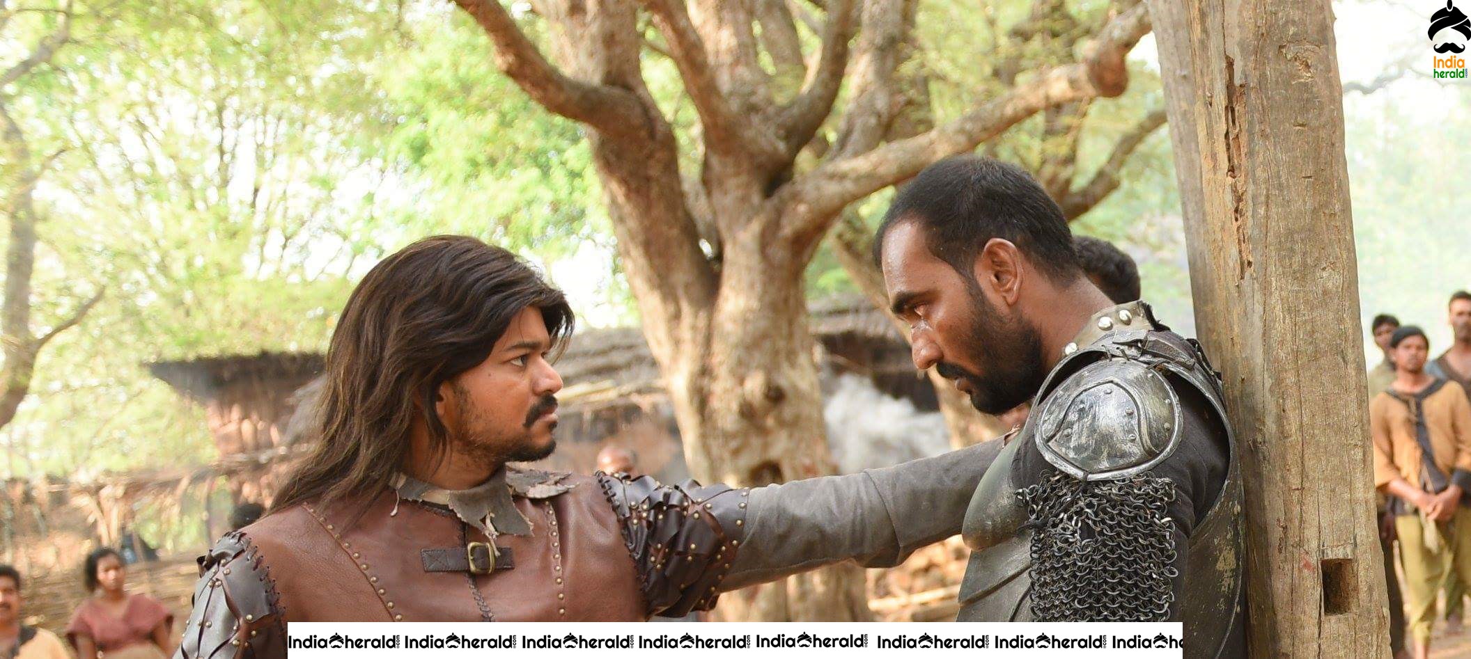 Rare and Unseen Shooting Spot Stills of Puli Movie Set 2