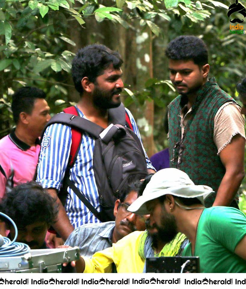 Rare and Unseen Shooting Spot Stills of Puli Movie Set 4