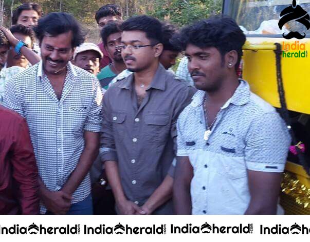 Rare and Unseen Shooting Spot Stills of Puli Movie Set 4