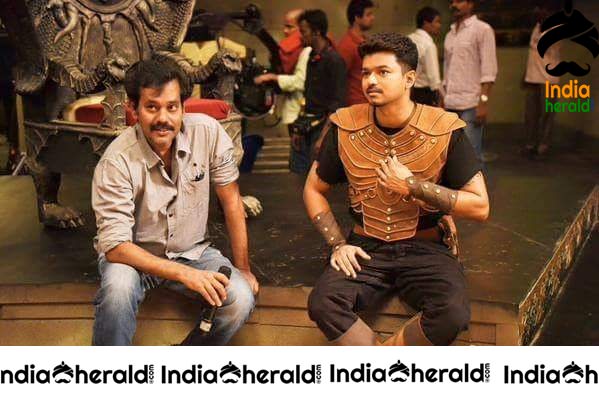 Rare and Unseen Shooting Spot Stills of Puli Movie Set 5