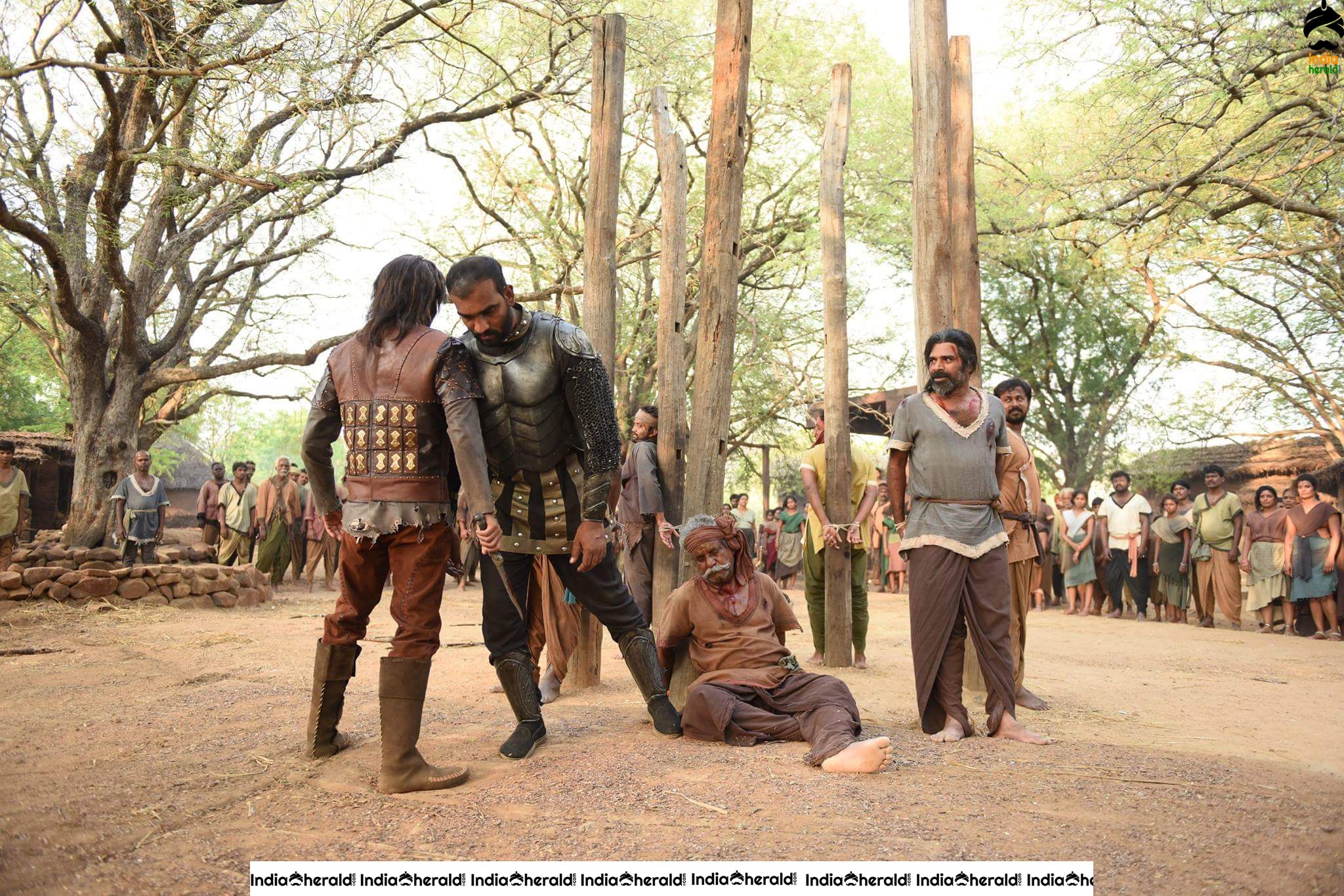 Rare and Unseen Shooting Spot Stills of Puli Movie Set 5