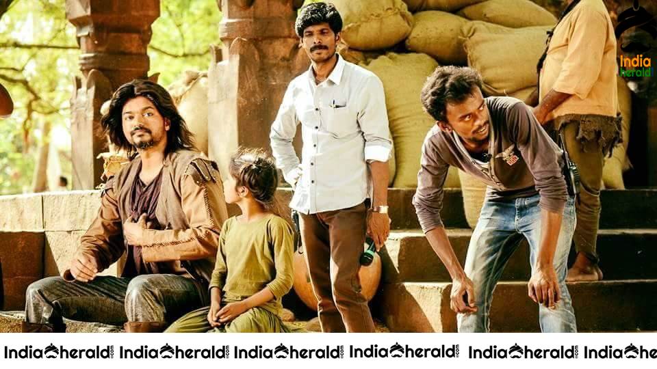Rare and Unseen Shooting Spot Stills of Puli Movie Set 5