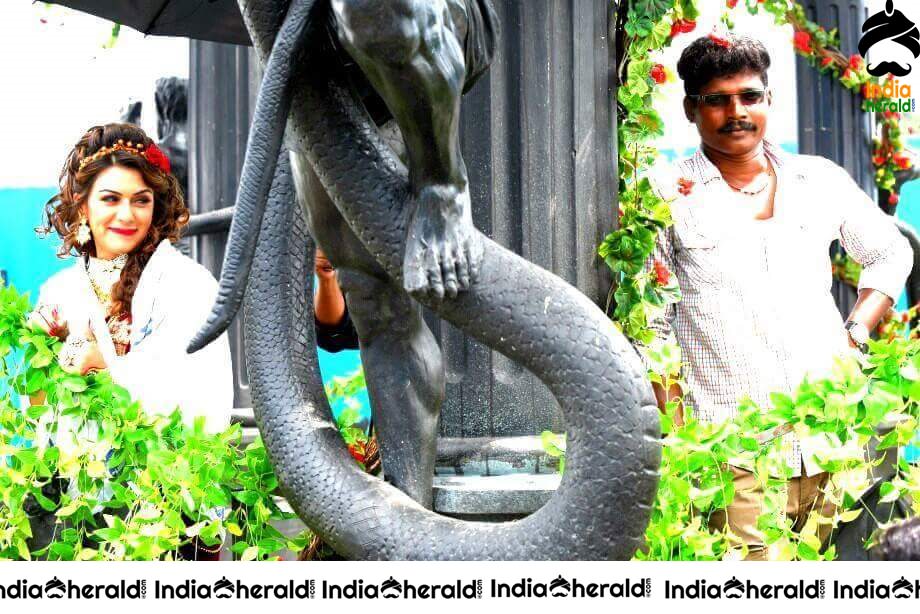 Rare and Unseen Shooting Spot Stills of Puli Movie Set 5
