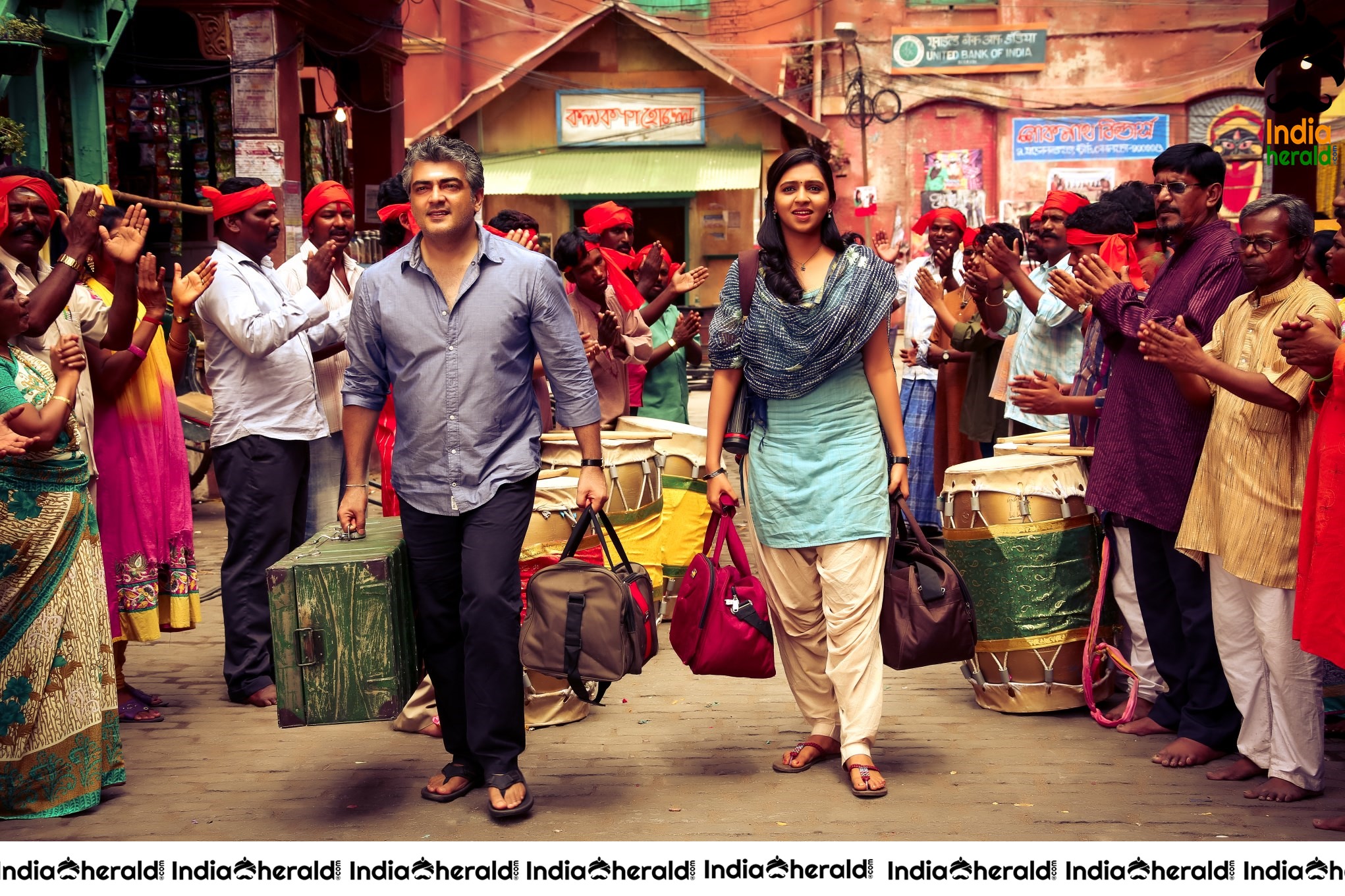 Rare and Unseen Stills of Ajith and Shruti Haasan in Vedalam Set 3