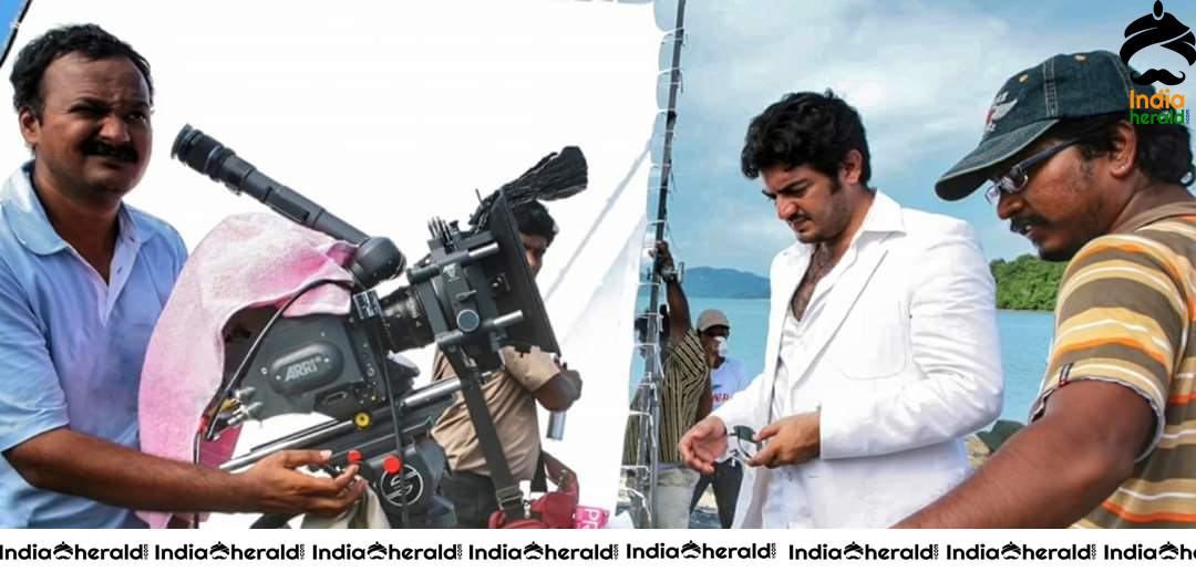 Rare and Unseen Working Stills of Ajith and Nayantara from Billa 2007 movie Set 1