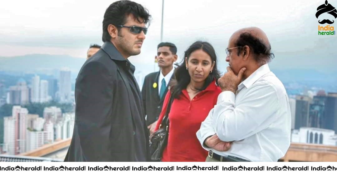 Rare and Unseen Working Stills of Ajith and Nayantara from Billa 2007 movie Set 2