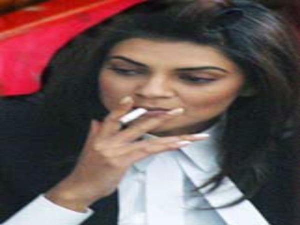 Rare Photos Of Indian Actress Caught Smoking On And Off Screen