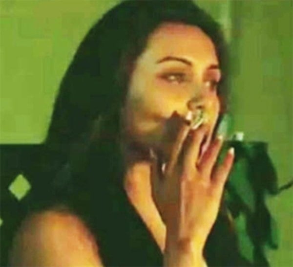 Rare Photos Of Indian Actress Caught Smoking On And Off Screen